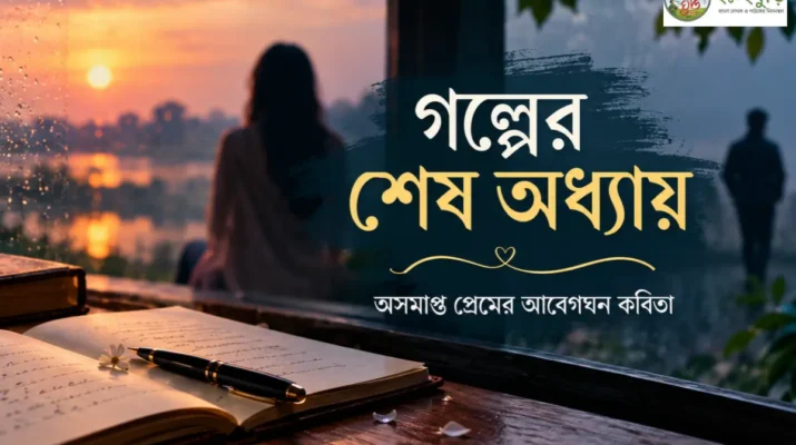 গল্পের শেষ অধ্যায় – অসমাপ্ত প্রেমের আবেগঘন বাংলা কবিতা